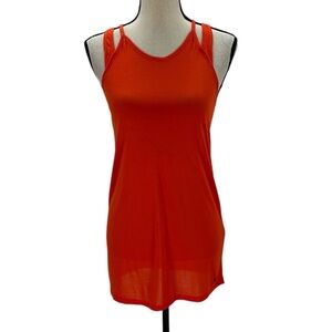 Bench Women's Racerback Workout Tank Top - Orange - size Small
